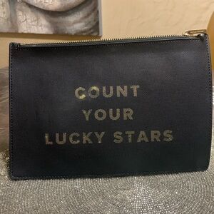 INDIA HICKS Flat Stanley Lucky Star Slim Clutch / Pouch / Bag